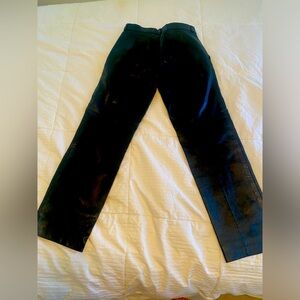 Vintage black leather pants